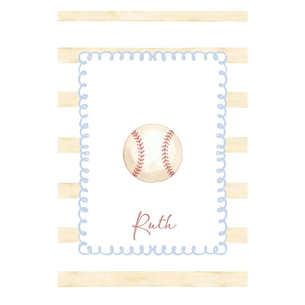 Personalized Baseball Fabric Wall Art product image 5 by Dos Junior