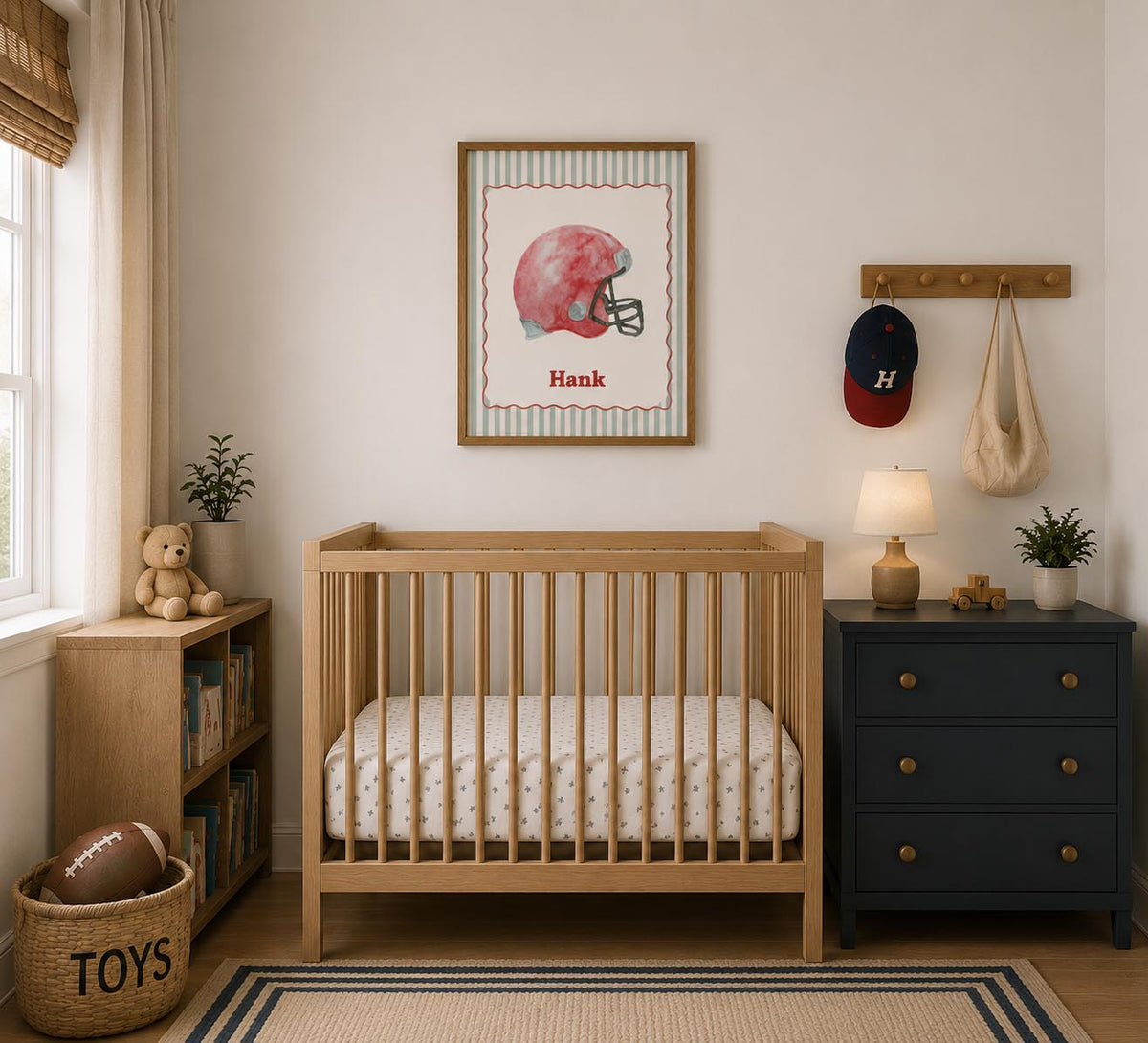 Personalized Football Helmet Fabric