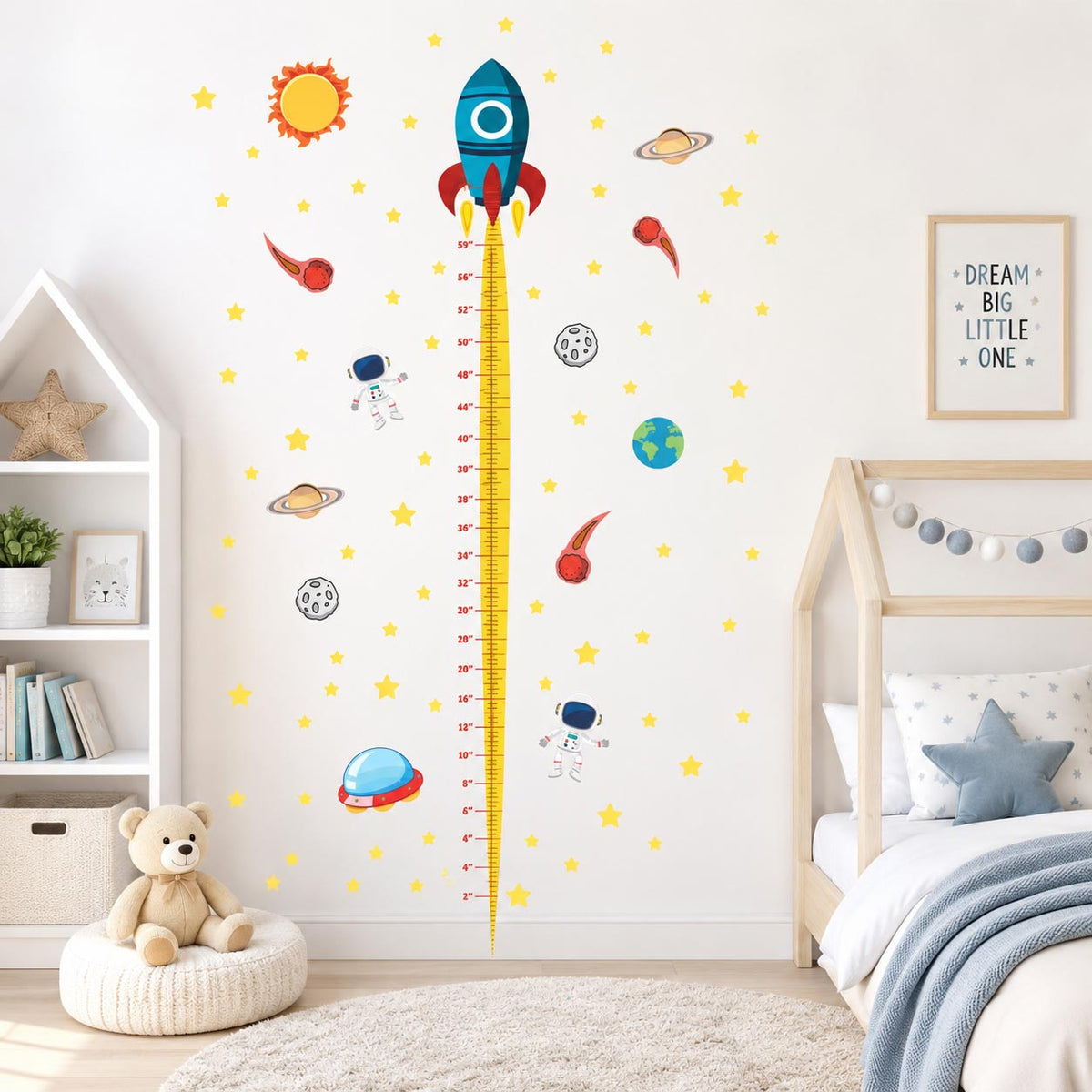 Space Growth Chart Textile Decal