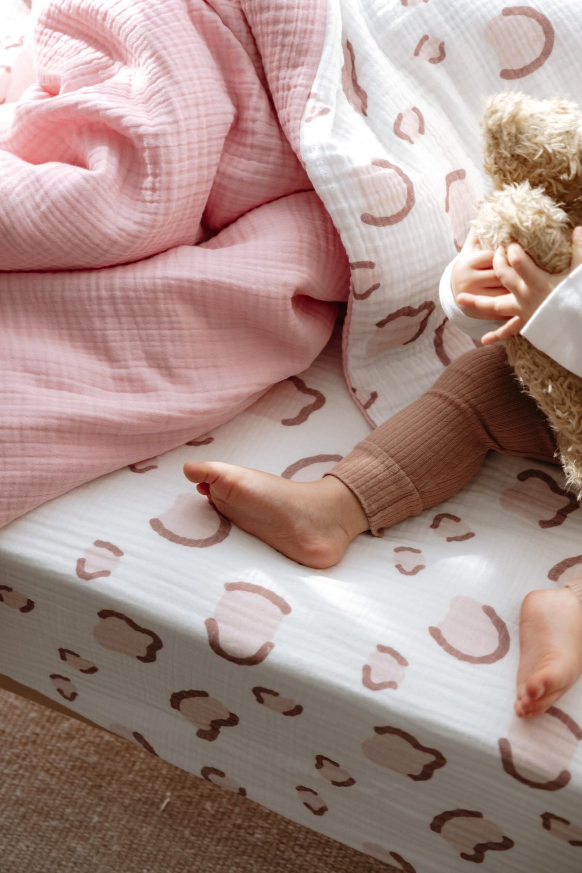 Pink Muslin Bedding Set product image 3 by Dos Junior