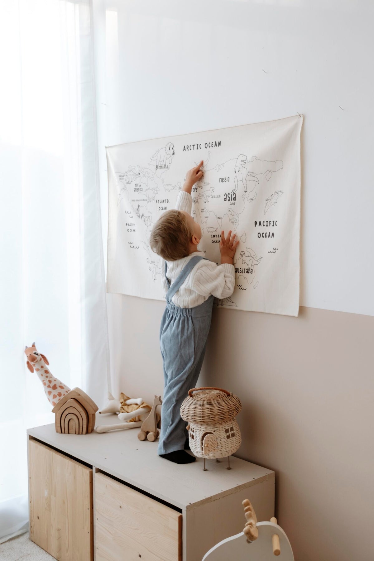 Prehistoric World Map Wall Decor product image 5 by Dos Junior