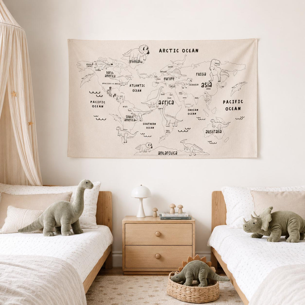 Prehistoric World Map Wall Decor product image 6 by Dos Junior