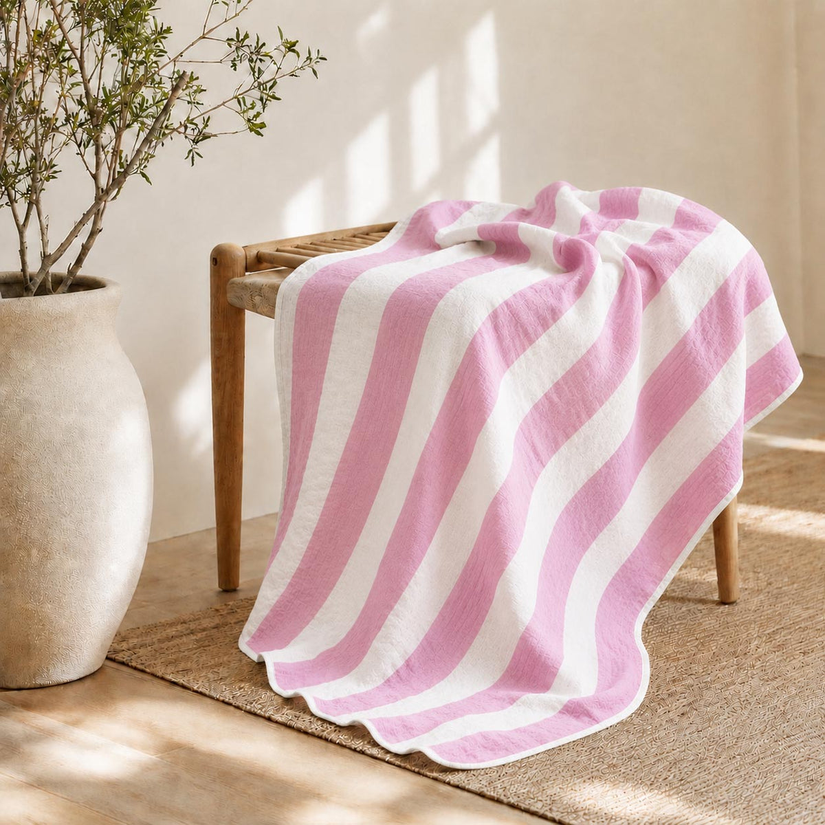 Princess Striped Cotton Muslin Wrap by Dos Junior