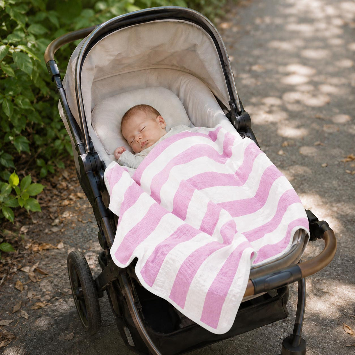 Princess Striped Cotton Muslin Wrap product image 5 by Dos Junior