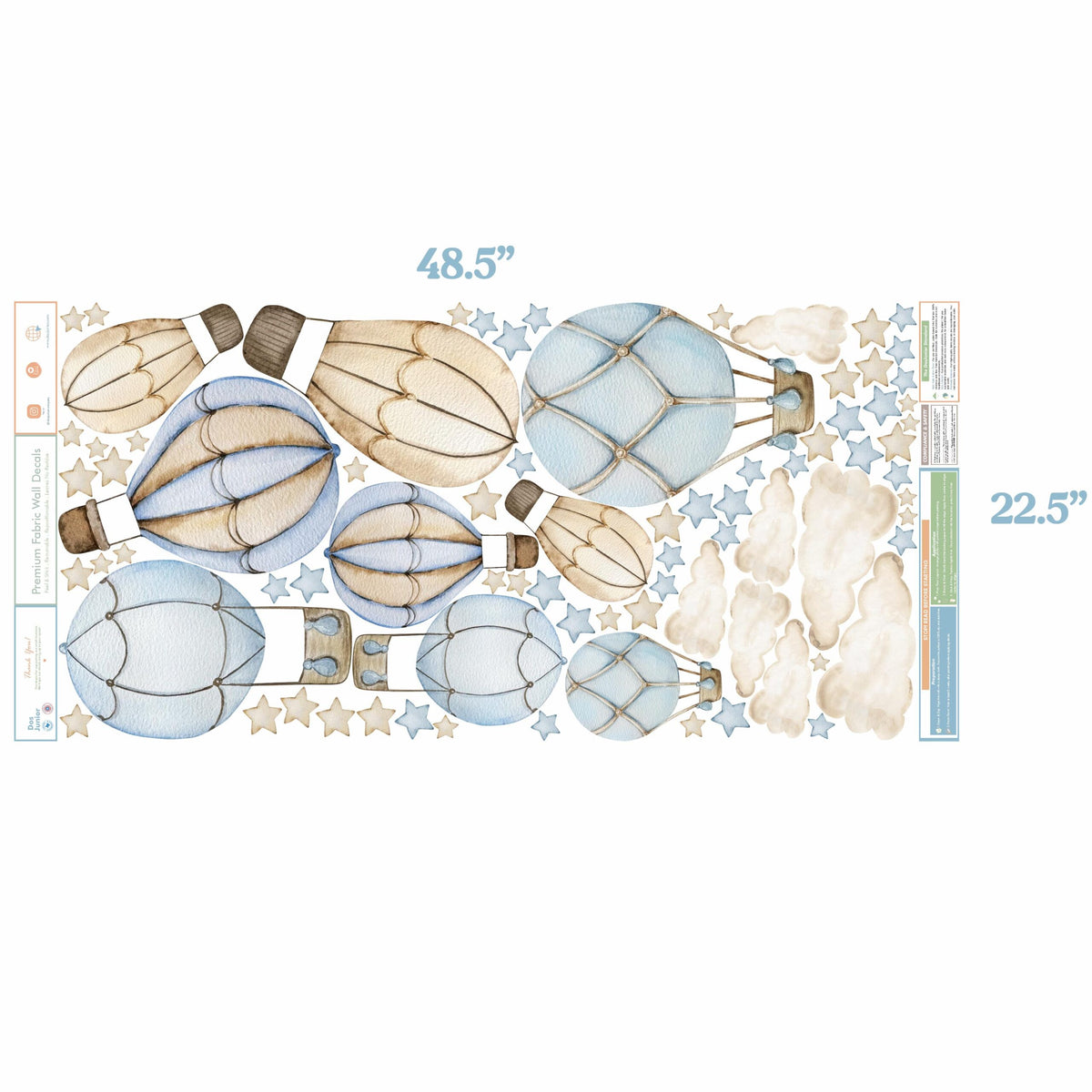 Dream Balloons Textile Decal product image 7 by Dos Junior