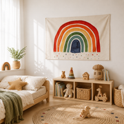 Rainbow Fabric Wall Hanging