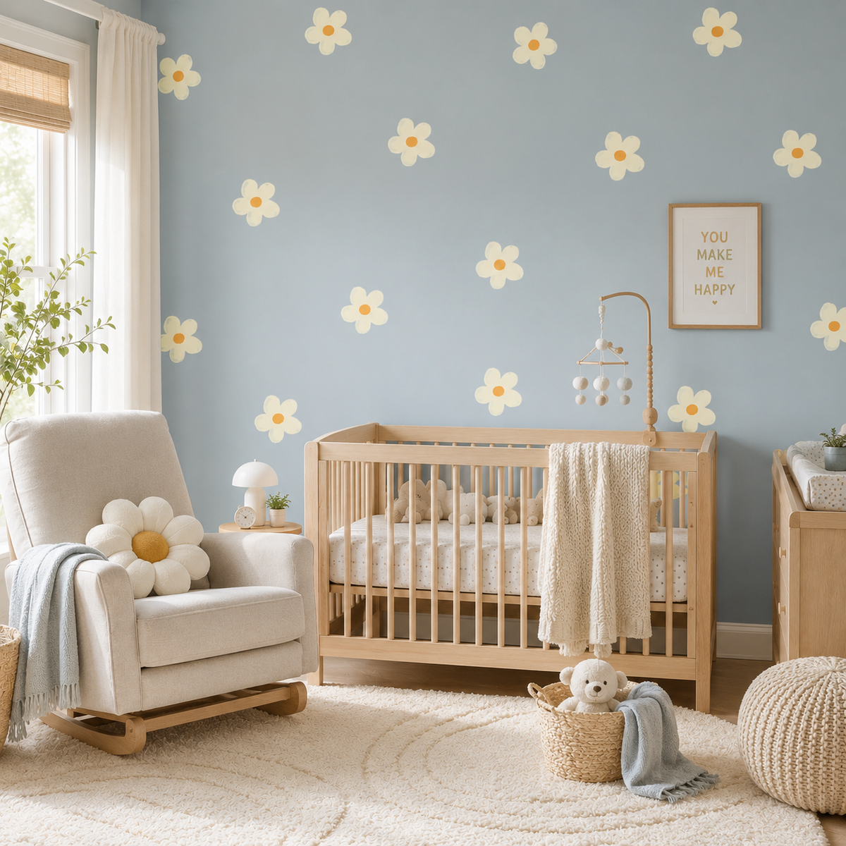 Little Daisy Textile Decal