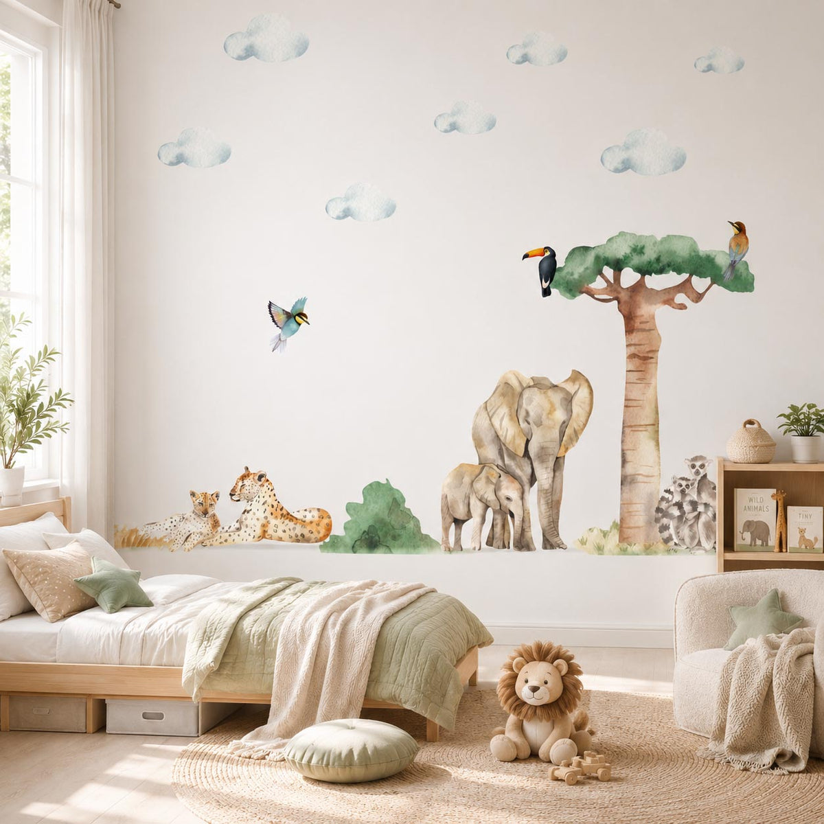 African Safari Textile Decal