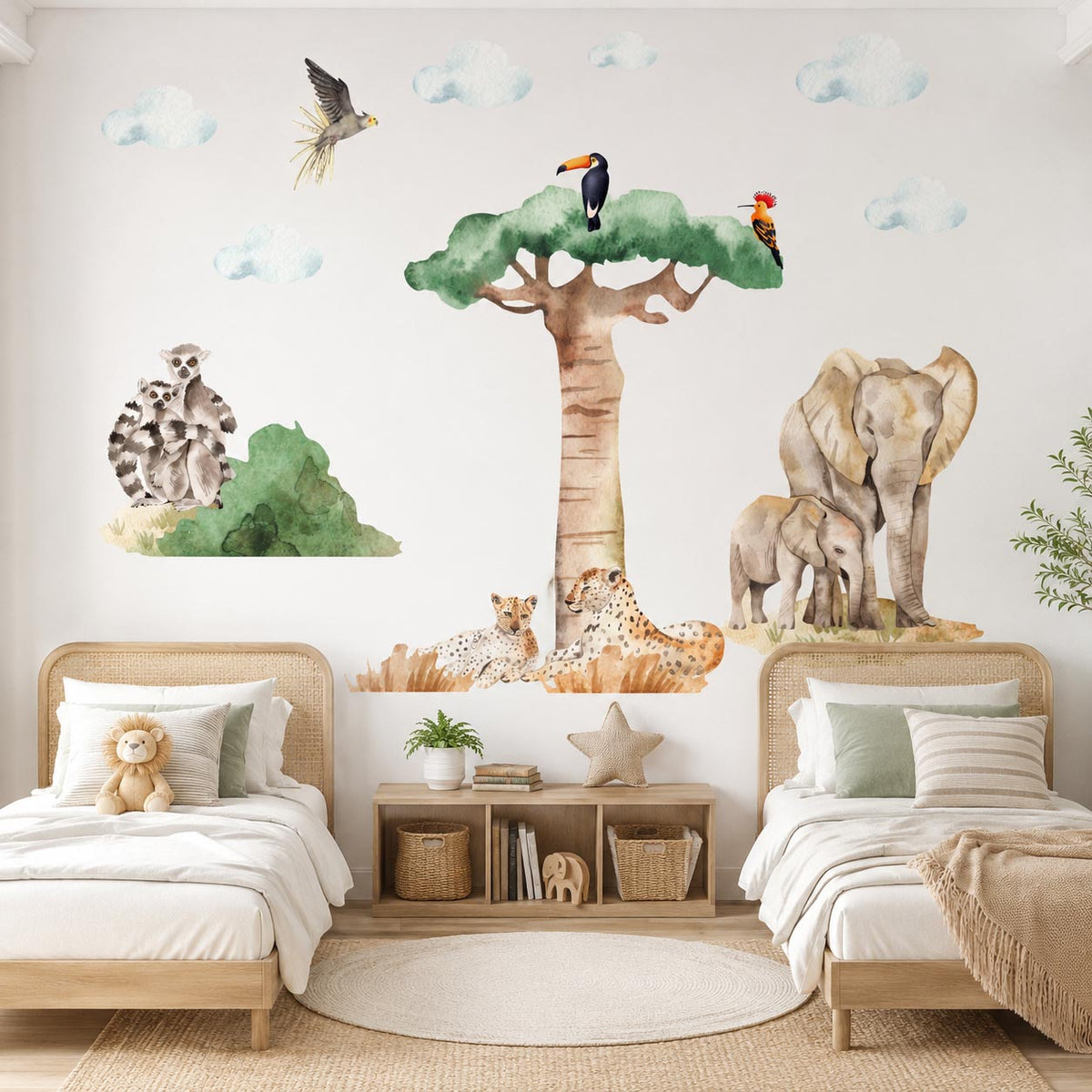 African Safari Textile Decal
