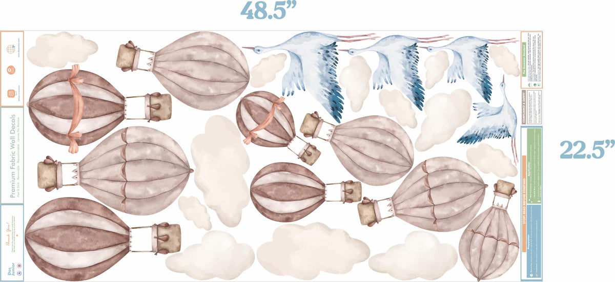 Boho Balloons Textile Decal product image 8 by Dos Junior