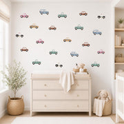 City Cars Textile Decal by Dos Junior
