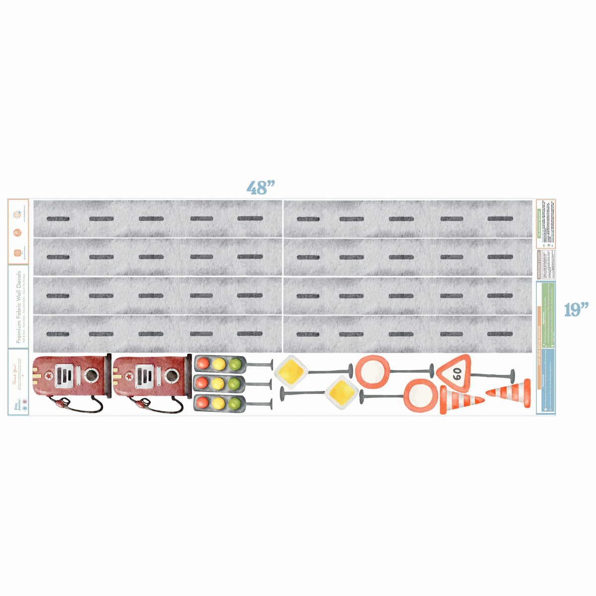 Modular City Roads Textile Decal product image 6 by Dos Junior
