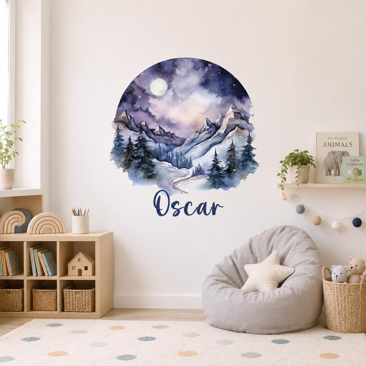 Custom Round Forest Textile Decal product image 5 by Dos Junior