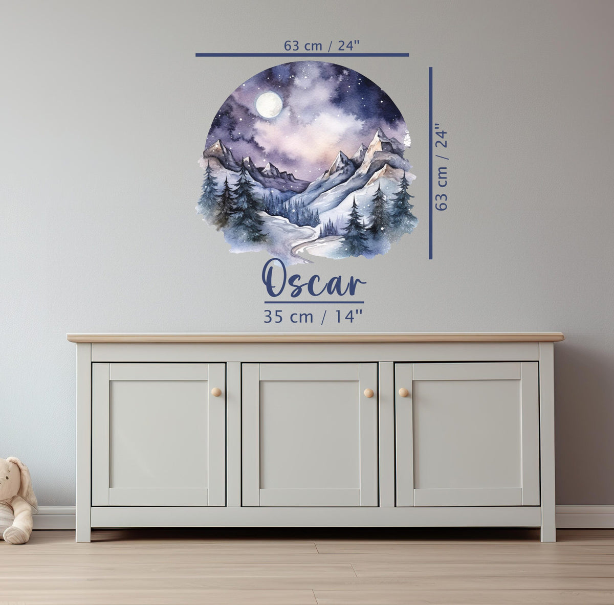 Custom Round Forest Textile Decal product image 6 by Dos Junior