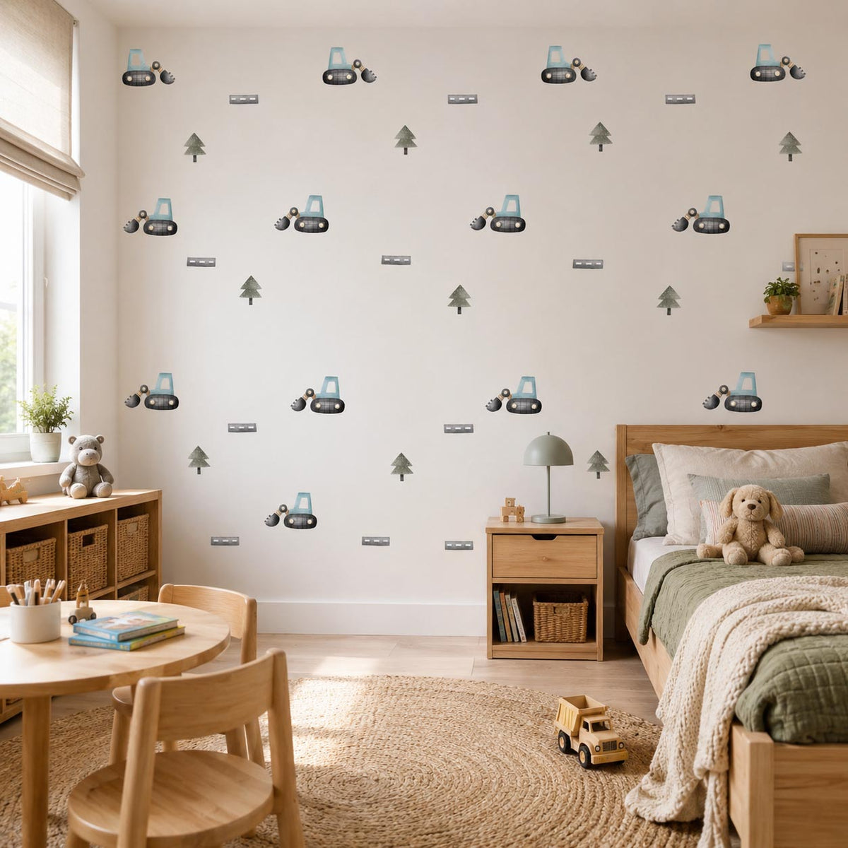 Excavator Textile Decals