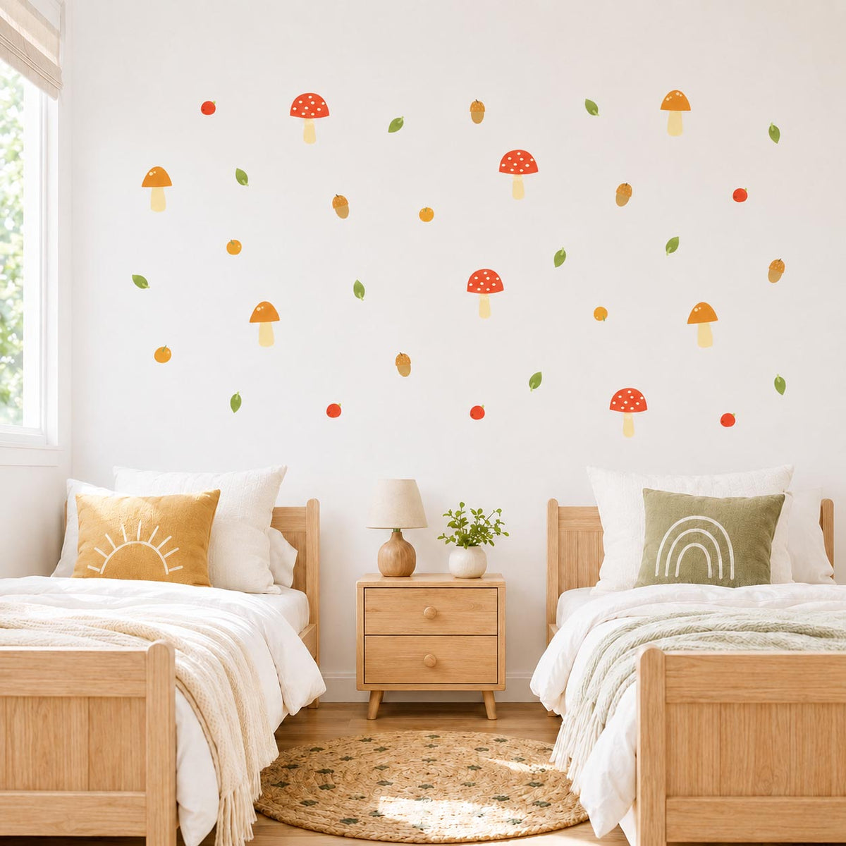 Mini Mushrooms Textile Decal product image 3 by Dos Junior