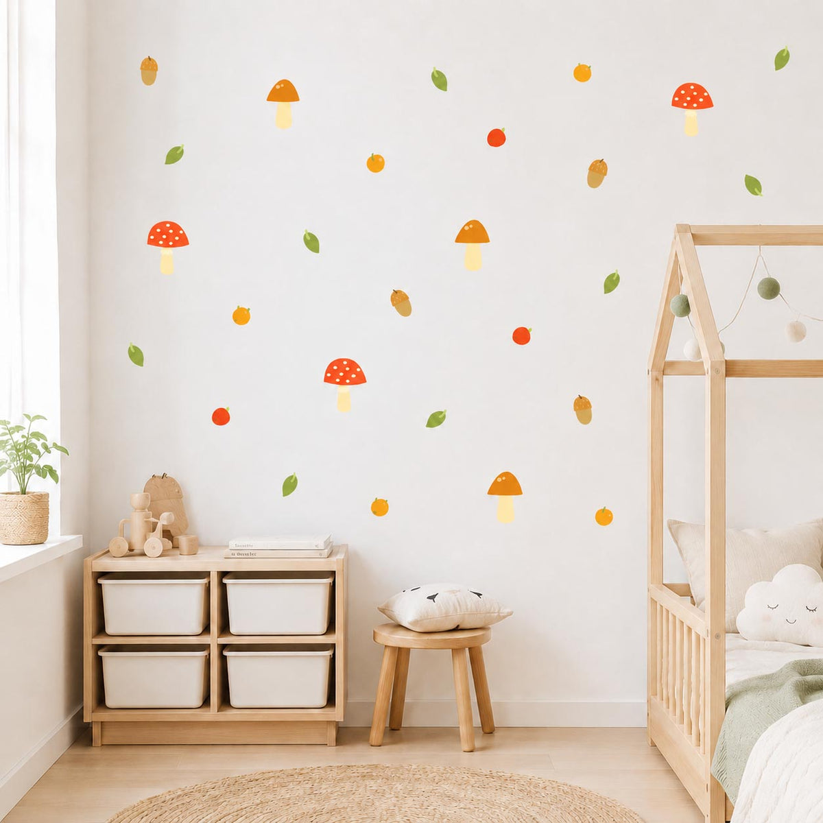 Mini Mushrooms Textile Decal product image 4 by Dos Junior