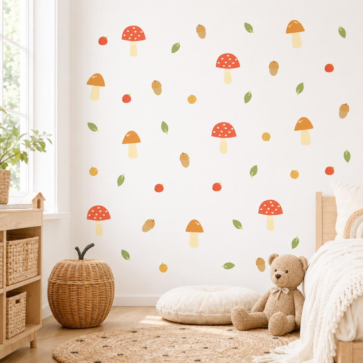 Mini Mushrooms Textile Decal product image 5 by Dos Junior