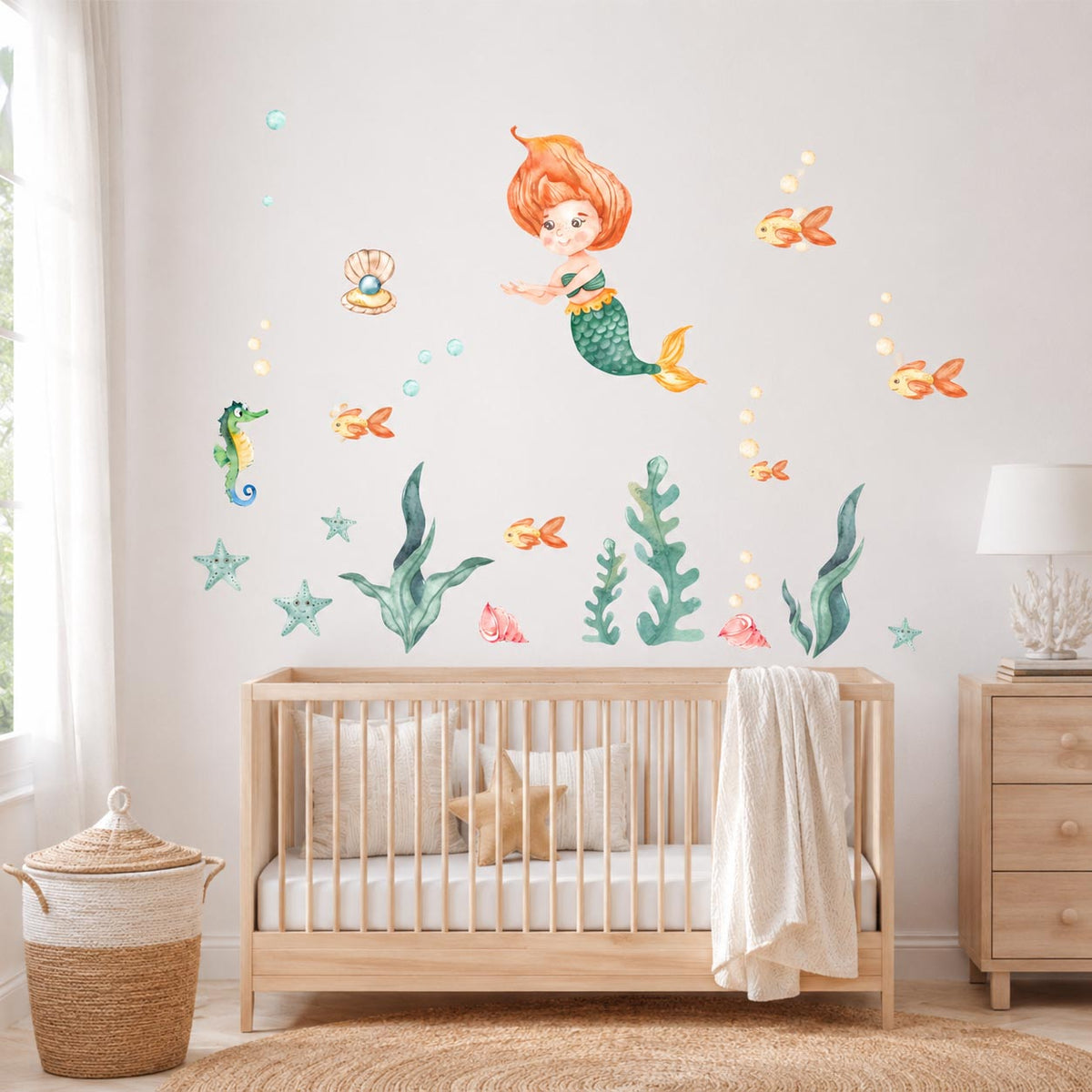 Little Mermaid Textile Decal