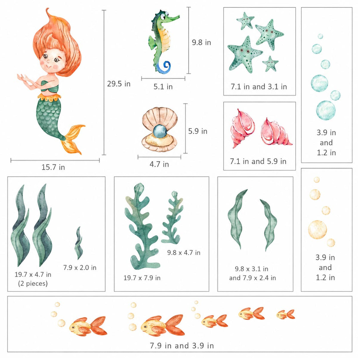Little Mermaid Textile Decal product image 7 by Dos Junior