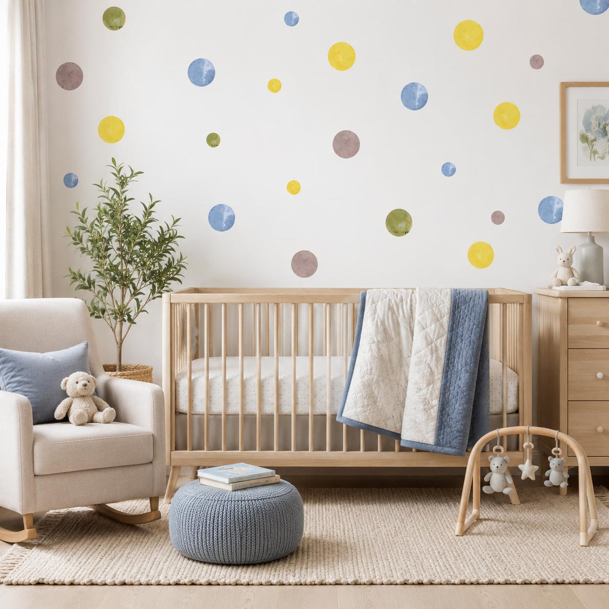 Cool Polka Dots Textile Decal