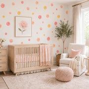 Pink Rainbow Polka Dots Textile Decal product image 2 by Dos Junior