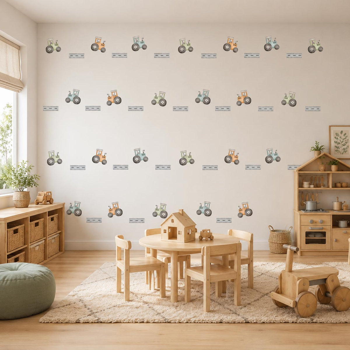 Watercolor Tractor Textile Decal product image 3 by Dos Junior