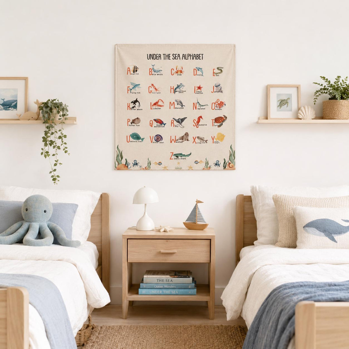 Sea Animals Alphabet Wall Decor product image 9 by Dos Junior