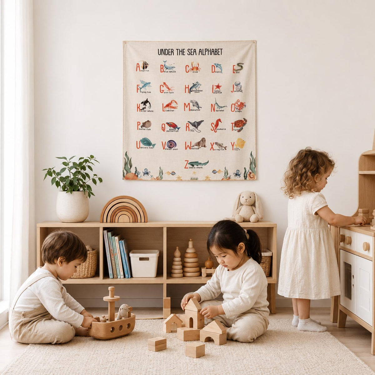 Sea Animals Alphabet Wall Decor product image 4 by Dos Junior
