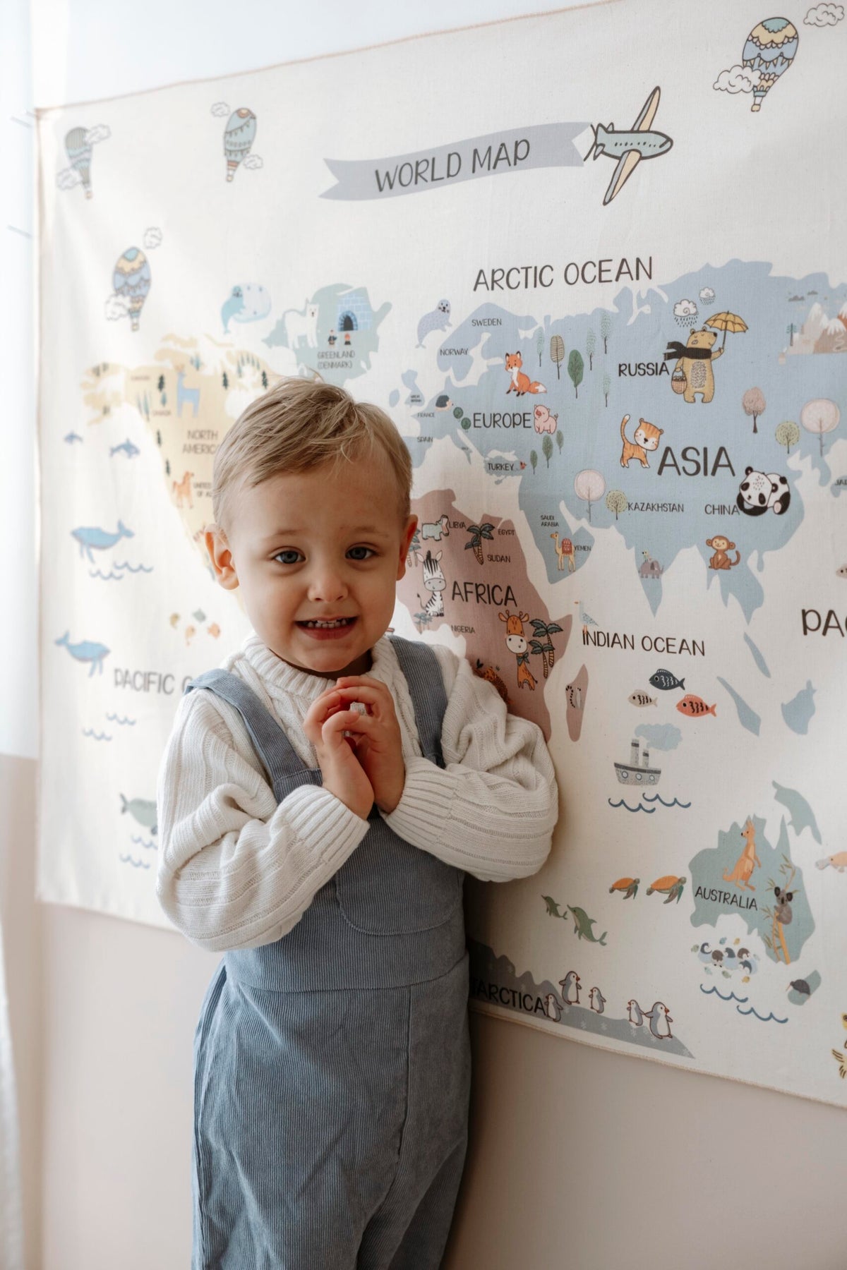 Skyland World Map Wall Decor product image 6 by Dos Junior