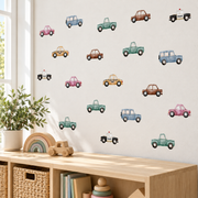 Cars Fabric Wall Decal - City