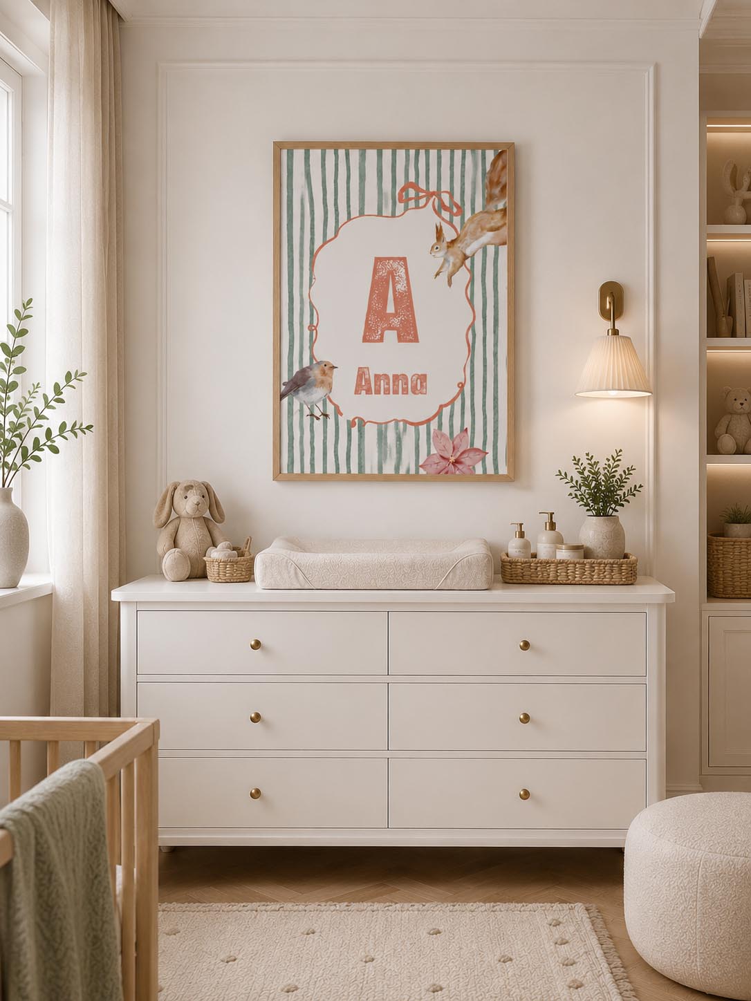 Woodland Personalized Fabric Art Print product image 3 by Dos Junior