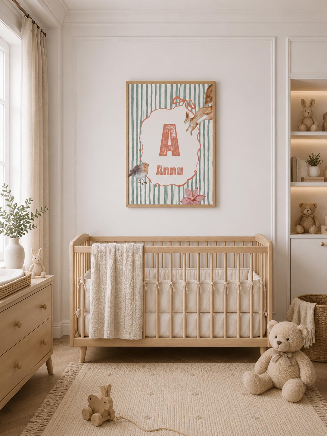 Woodland Personalized Fabric Art Print product image 4 by Dos Junior