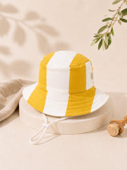 Yellow Stripe Baby Hat by Dos Junior
