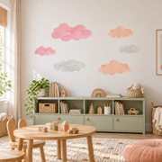 Big Clouds Fabric Wall Decals