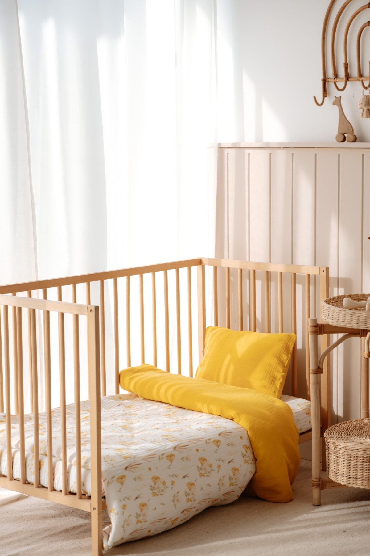 Flowers Muslin Bedding Set product image 3 by Dos Junior
