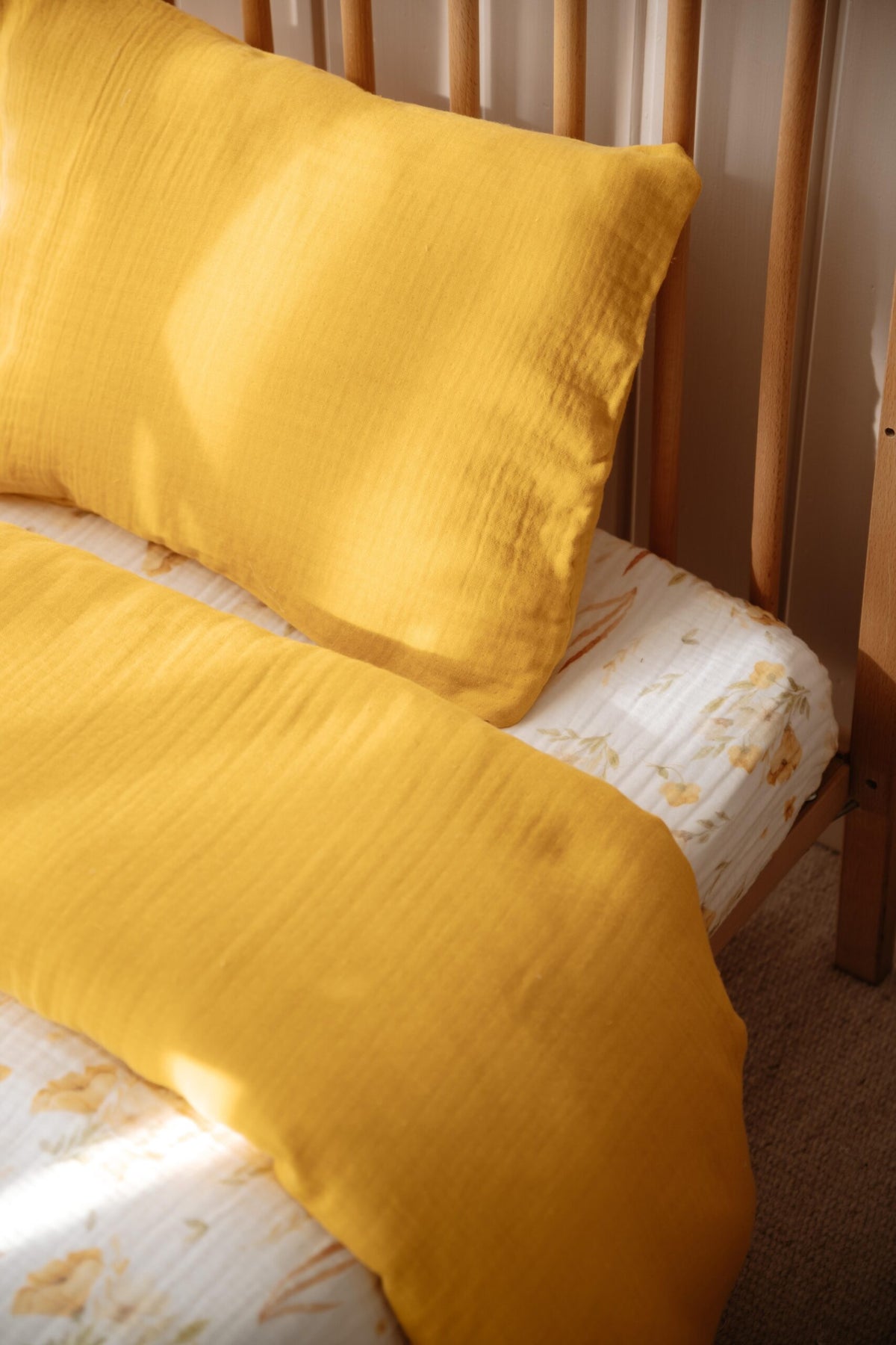 Flowers Muslin Bedding Set product image 5 by Dos Junior