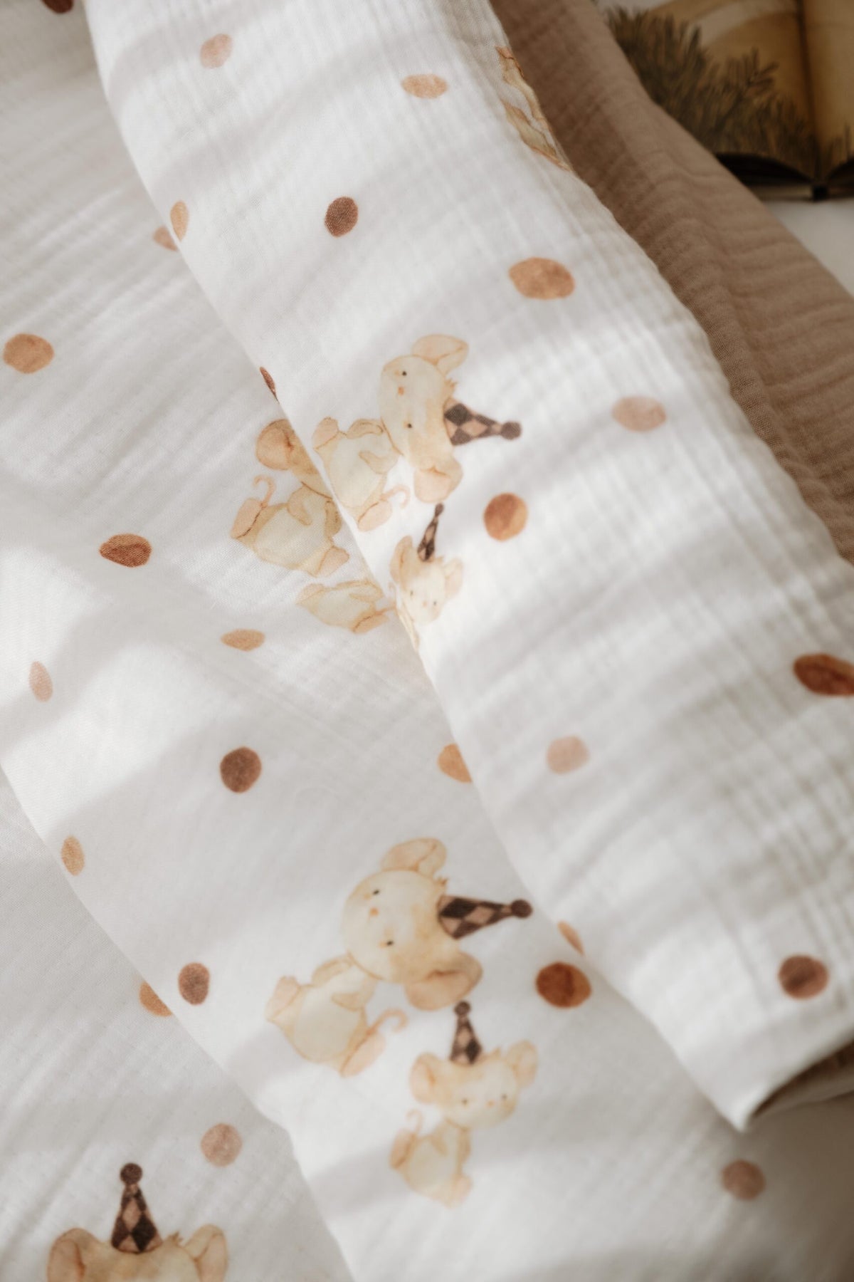 Cute Mice Muslin Bedding Set product image 3 by Dos Junior