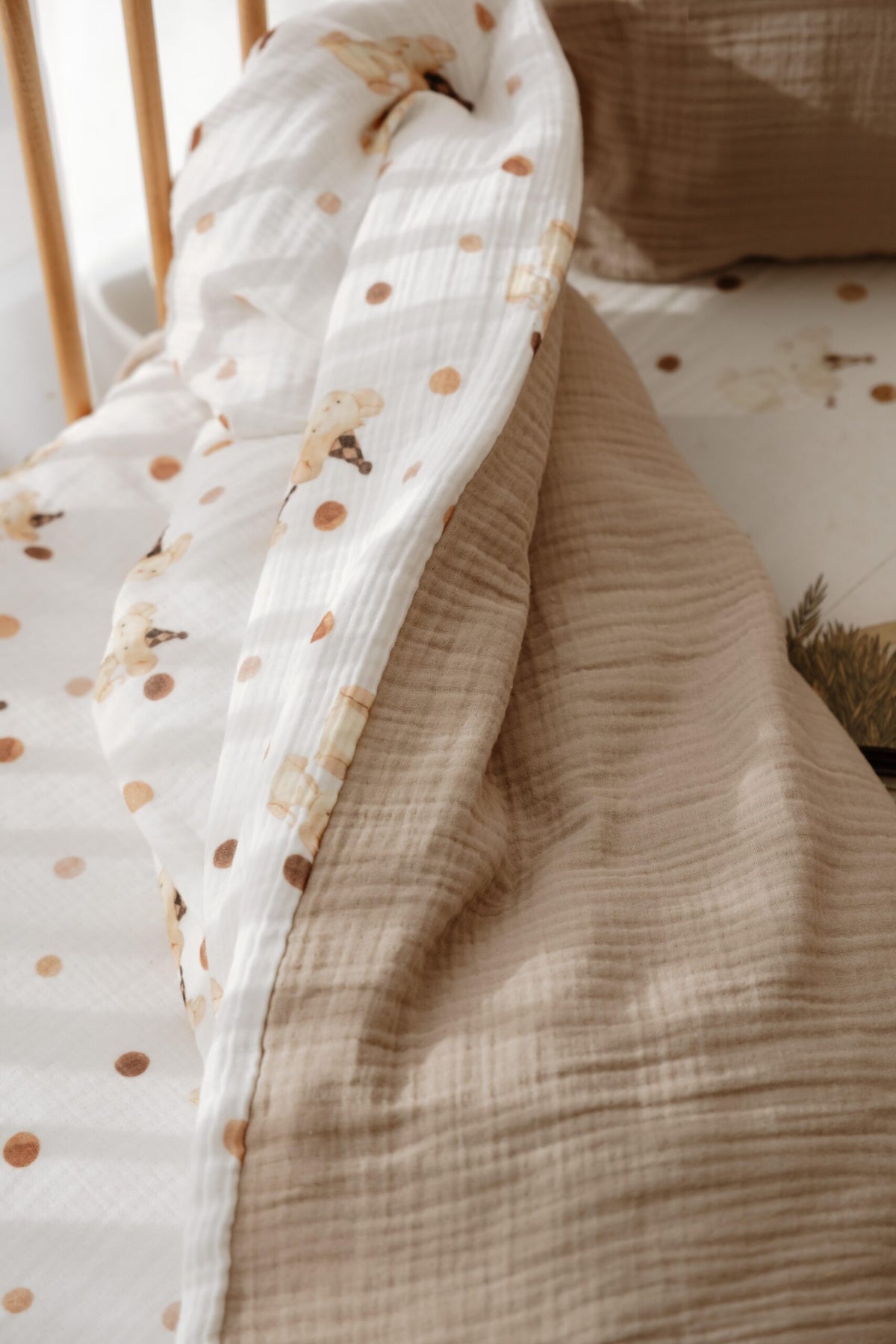 Cute Mice Muslin Bedding Set product image 5 by Dos Junior