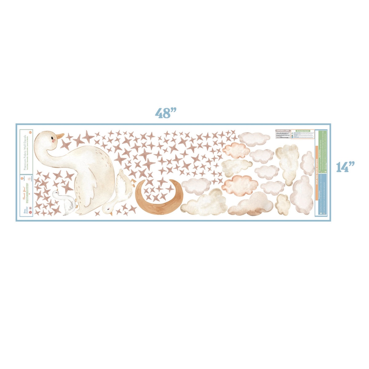 Baby and Mom Duck Textile Decals product image 6 by Dos Junior