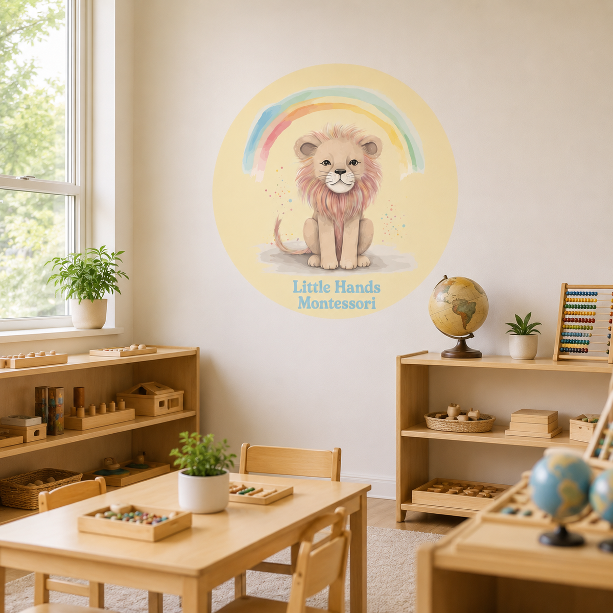 Custom Round Lion Textile Decal product image 4 by Dos Junior
