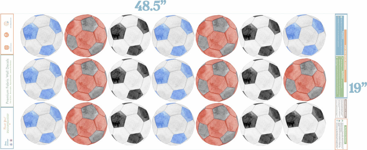 Soccer Ball Textile Decal product image 6 by Dos Junior