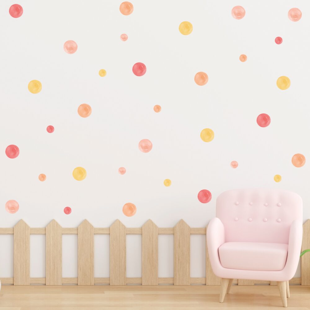 Soft Polka Dots Wall Decals