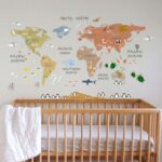 ANIMALS SOFT WORLD MAP DECAL (5)