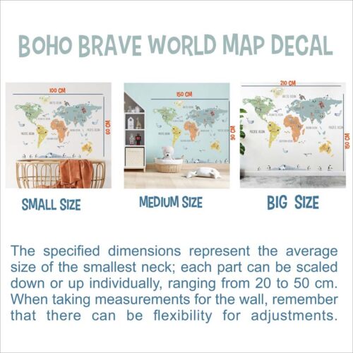 BOHO BRAVE WORLD MAP DECAL (6)