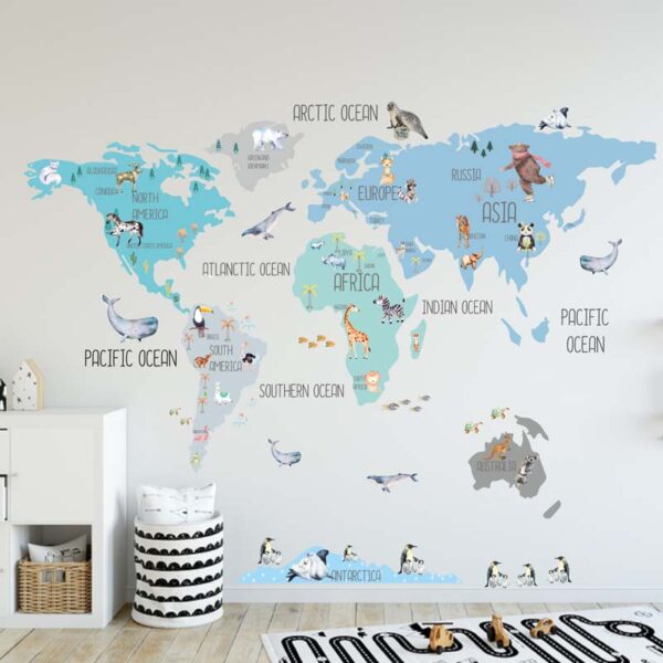 BOHO KIND WORLD MAP DECAL (1)