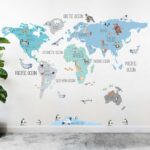 BOHO KIND WORLD MAP DECAL (4)