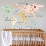 BOHO LOVE WORLD MAP DECAL (5)