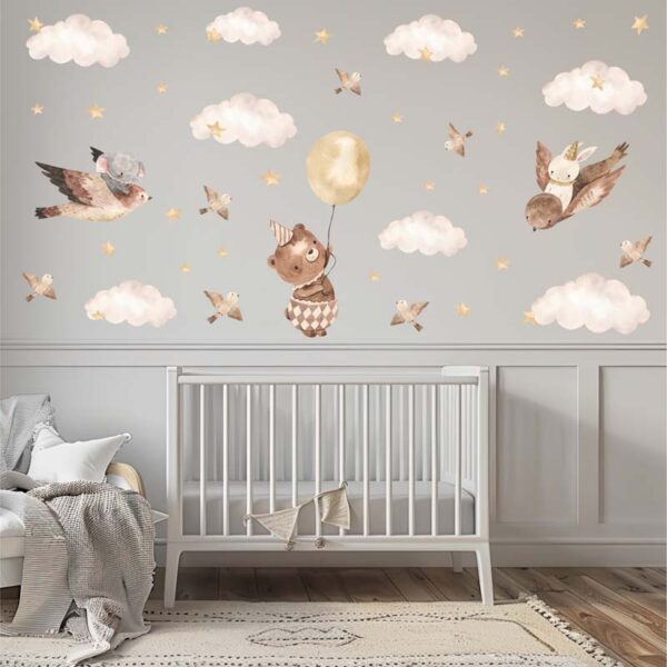 Baby Bear and Friends Wall Decal