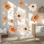 Big Boho Flowers Wall Decals